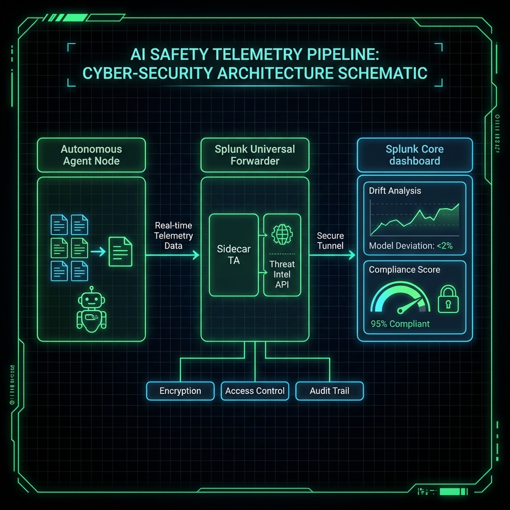 AI Safety Telemetry Pipeline Diagram