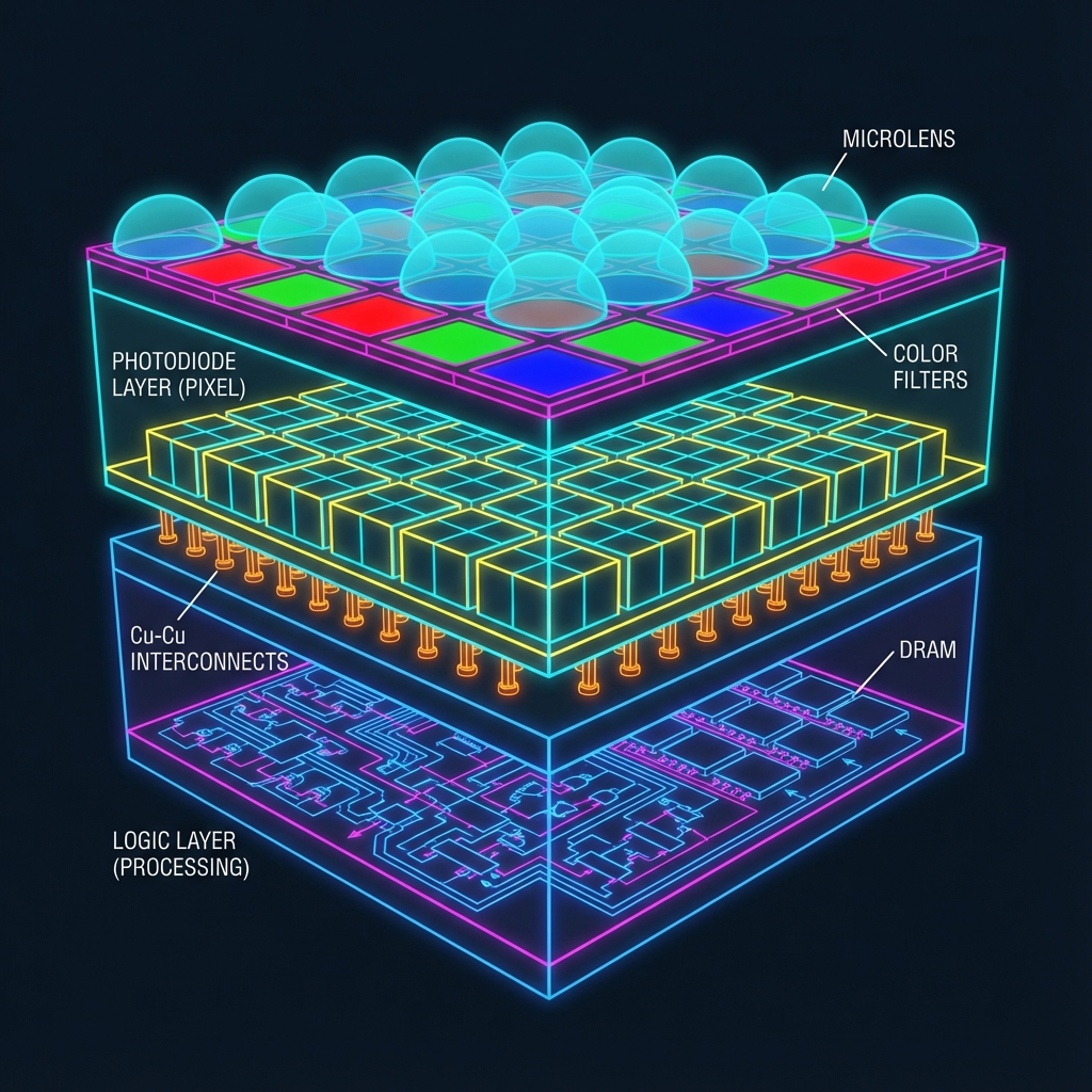 Stacked CMOS Architecture Diagram